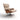 Eames 717 Lounge Chair - Black/Cherry Wood/Leather G (Ultrasoft 92135)