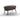 Grasso Footstool - Black/Leather S (Dream Clay S45)