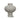 Balloon 03 Ceramic Vase - Sanded Grey