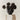 Balloon 05 Bowl Ceramic Vase - Ink Black