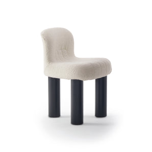 Botolo 2867 High Armchair - Black/Fabric T4 (Orbaco 01)