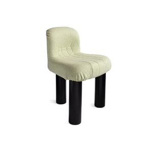 Botolo 2867 High Armchair - Black/Fabric T5 (Divina MD 913)