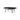 Carmel 60425 Outdoor Coffee Table - Black/Midnight Black
