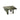 Clockwise CLWTPSQ160 Dining Table - Matt Avocado Green Marble