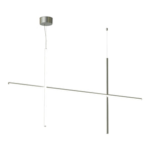 Coordinates Suspension 2 Ceiling Lamp - Argent