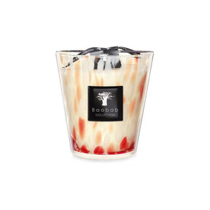 Coral Pearls Scented Candle - 16 cm