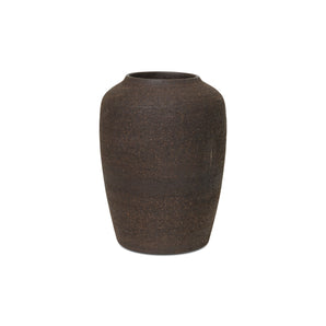 Cph Curve Vase - Brown/Raw Clay
