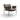 Bollo Armchair - Black/Leather (Dunes 21001 Dark Brown)