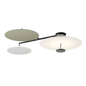 Flat 5922 Ceiling lamp - White/Green L1/Grey L1
