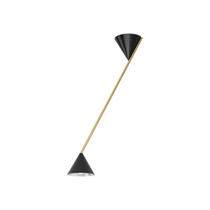 Hat Light Short Ceiling Lamp - Brass/Black