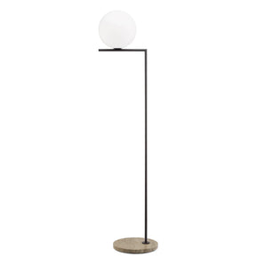 IC Lights 2 Outdoor Floor Lamp - Travertino Imperiale/Deep Brown