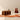 Isola Side Table - Chocolate