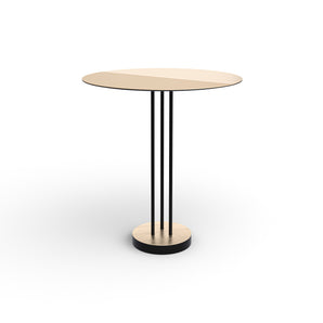 Satin 45 Side Table - Acid-Etched Iron/Brass