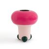 Mushroom Vase - Fancy Pink/Green