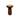 Nera Full Base Lines Stool - Walnut Oil/Brown Leather