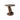 Oblic 10186 Side Table - Varnished Teak Brown