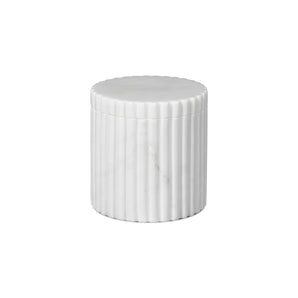 Platon Canister - H10/White Marble