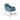 New York 2150 Armchair - Black Nickel/Fabric Extra (Violet 08)/Fabric Lusso (Time 18)