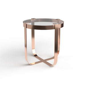 Ring 0090 Side Table - Copper/Fume
