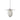 Satellite 59095 Medium Outdoor Pendant Lamp - Black/Cream White