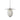 Satellite 60450 Large Outdoor Pendant Lamp - Black/Cream White
