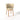 Sena SEN101 Dining Chair - Super-Matt Oak/Leather G5 (Stone)