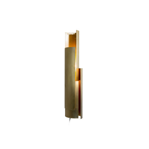 Sfoglia Wall Lamp - Satin Natural Brass