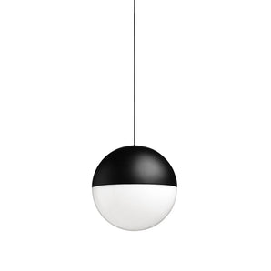 String Light Sphere 12 MT Touch Dimmer Pendant Lamp - Black