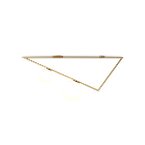 Triangle C01 Ceiling Lamp - Brass