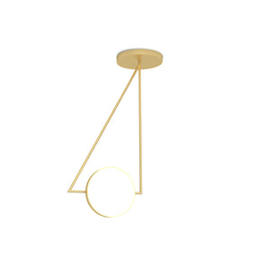 Triangle Variations C03 Ceiling Lamp - Brass