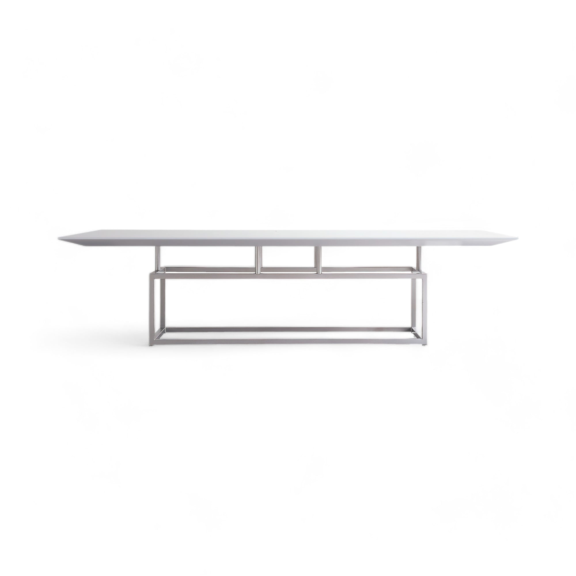Alivar MVSEVM - Vernissage 9009C Dining Table - Matt Lacquer White ...