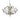 2097/30 Frosted Bulbs Pendant Lamp - Brass