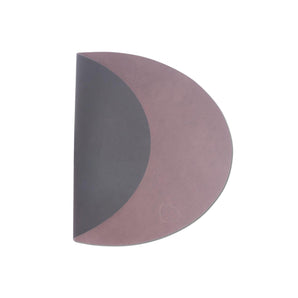 Table Mat Oval Large Double - Nupo Purple/Black