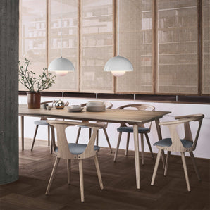 In Between SK6 Dining Table - Clear Lacquered Oak