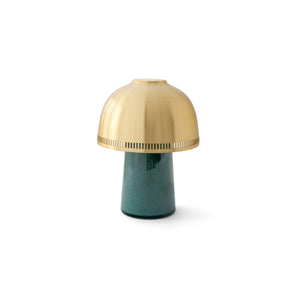 Raku SH8 Portable Lamp - Blue/Green/Brass