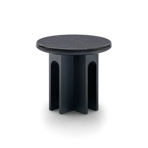 Arcolor 3975 Side Table - Black/Marquina