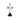 Axis 4 Cones + 1 Cone Pendant Lamp - Black/Brass