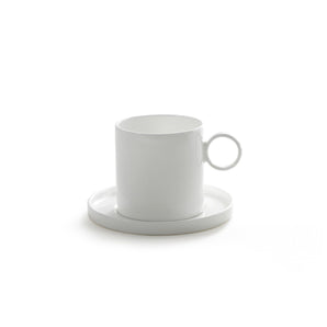 Enchanting Geometry Coffee Mug with Saucer - Small