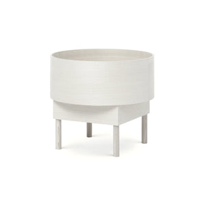 Bowl Small 40 Side Table - White Stained Ash