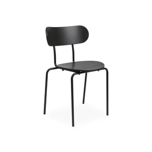 Coco 10049607 Dining Chair - Black Matt / Black Ash