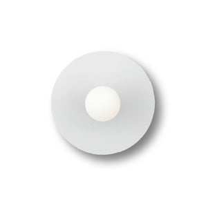 Disc and Sphere Glass W16 Wall Lamp