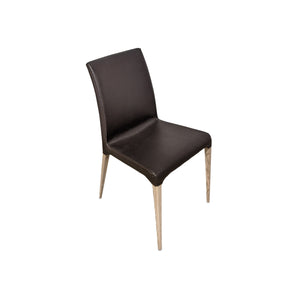 Donna Dining Chair - Ecoleather (Dark Brown SI 28)