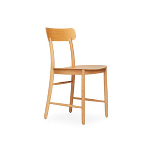 Figurine Dining Chair - Lacquered Oak