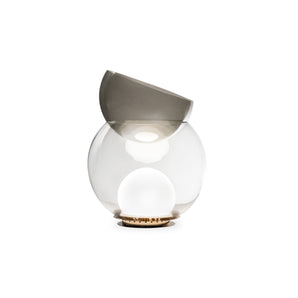 Giova Medium Table Lamp - Gold/Grey