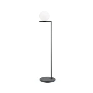 IC Lights 1 Outdoor Floor Lamp - Black/Black Lava