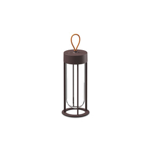 In Vitro Unplugged Portable Table Lamp - Deep Brown