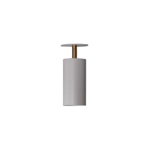 Joey Spot With Plate 195 Wall Lamp - White/Brass