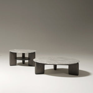 Kanji 1KAN112 Coffee Table - Grey T49/Matt Fior di Pesco