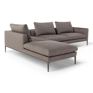 Leonard 032.241 L-Shaped Sofa - Fabric (Brera850 10)