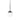 Lord 1 Model 200 Pendant Lamp - Black/Opal Glass